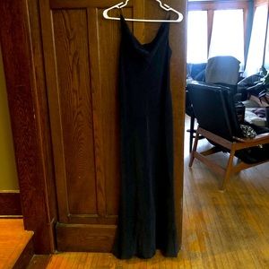 Ralph Lauren black silk floor length gown Size 10